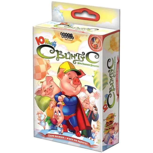 Настольная игра "Юный Свинтус" - фото1 Настольная игра "Юный Свинтус" - фото1